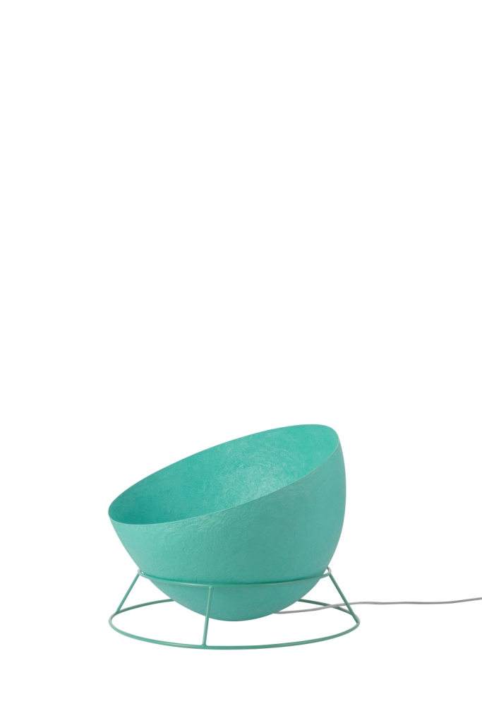 Floor Lamp H2O F Nebulite In-Es Artdesign Collection Luna Color Turquoise Size 27,5 Cm   Diam. 46 Cm